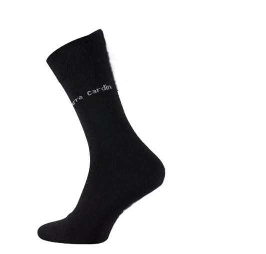 3 paires de chaussettes Pierre Cardin pour homme, noires - Taille 39/42 - Élégantes et confortables