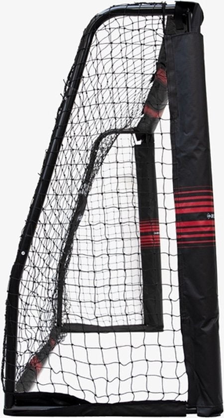 Cage de Football pour Enfants Dunlop - pour Jardin- montage facile - Filet de Football - noir/rouge 240 x 160 x 85 CM - métal