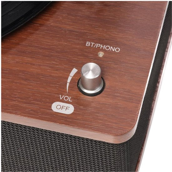 Lecteur de disques Denver - Haut-parleurs intégrés - Rétro - Arrêt automatique - Bluetooth - VPB262 - noir