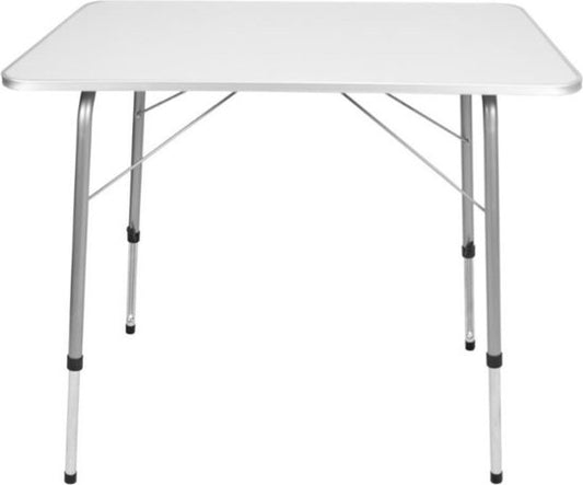 Table de camping Garten - réglable - pliable - 80x60x69cm - blanche