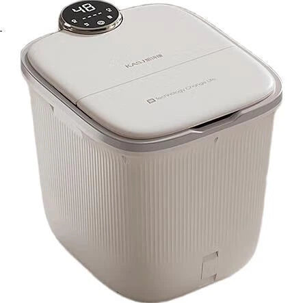 Appareil de massage des pieds Keshijie K3 - Automatique avec chauffage intelligent et coussins d'air - Blanc - 39 x 34 x 35,6 cm