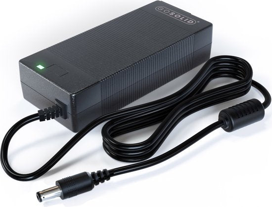 GO SOLID ! ® Chargeur pour vélo électrique - 2A - 42V - prise 5.5 x 2.1 mm