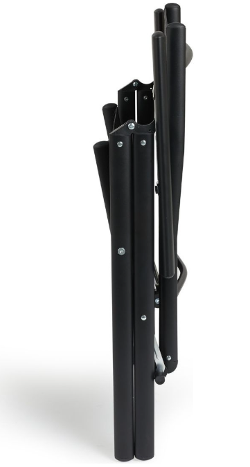 Lifa Garden Lot de 2 chaises de jardin en aluminium - réglables - max 120 kg - 69 x 56 x 106 cm - noir