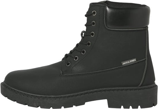 Jack & Jones - Bottes à lacets Thames pour hommes - Noir - Taille 45