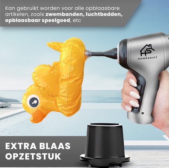HomeShift® Aspirateur de voiture sans fil V2 PRO - Aspirateur à main - Petit aspirateur - Aspirateur sans fil - Dépoussiéreur - Wet & Dry - Métallique