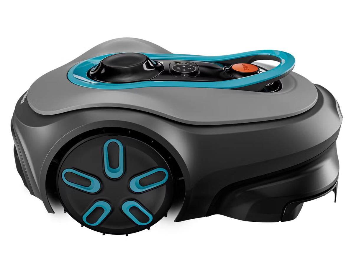 Tondeuse robot Gardena Smart Sileno Free 1200 - Silencieuse et efficace - Commande via l'application incluse