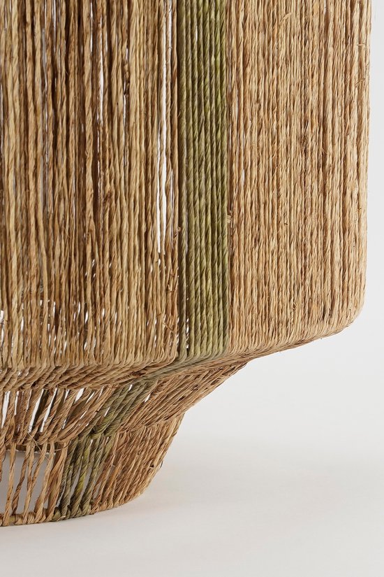 Mica Decorations Lanterne Liliano - H51 x Ø40 cm - Jute - Vert foncé