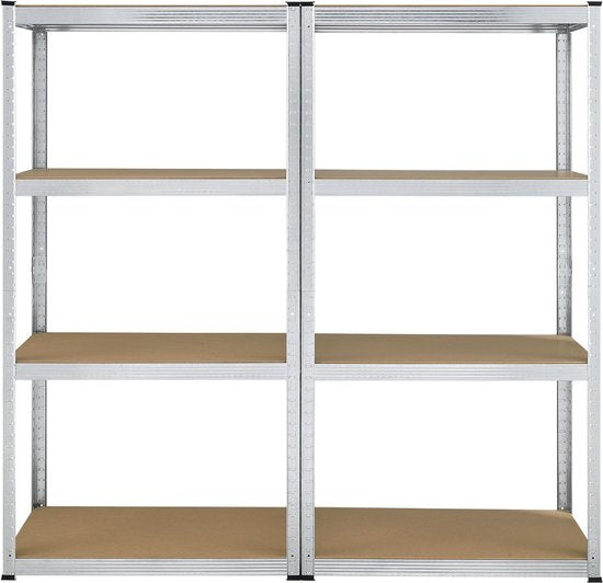 2 pièces Rayonnage pour entrepôts / Rayonnage de stockage - Easy - 160 x 80 x 40 cm