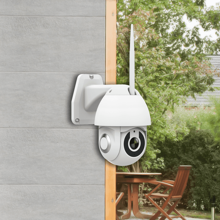 Dôme extérieur - caméra IP extérieure rotative pour maison intelligente