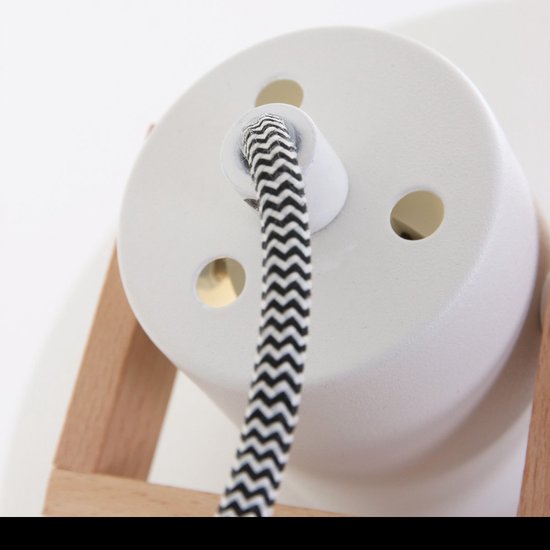 Applique murale Anne Lighting Woody - Blanche