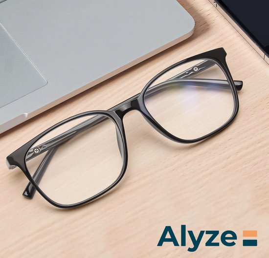 Alyze Blue Light Glasses - Écran d'ordinateur - Sans ordonnance avec filtre - Lunettes anti-lumière bleue