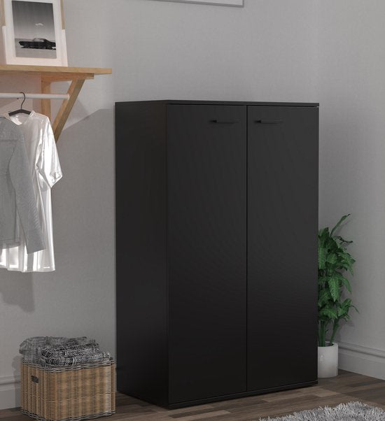Armoire enfant - étagères et penderie - hauteur 120 cm