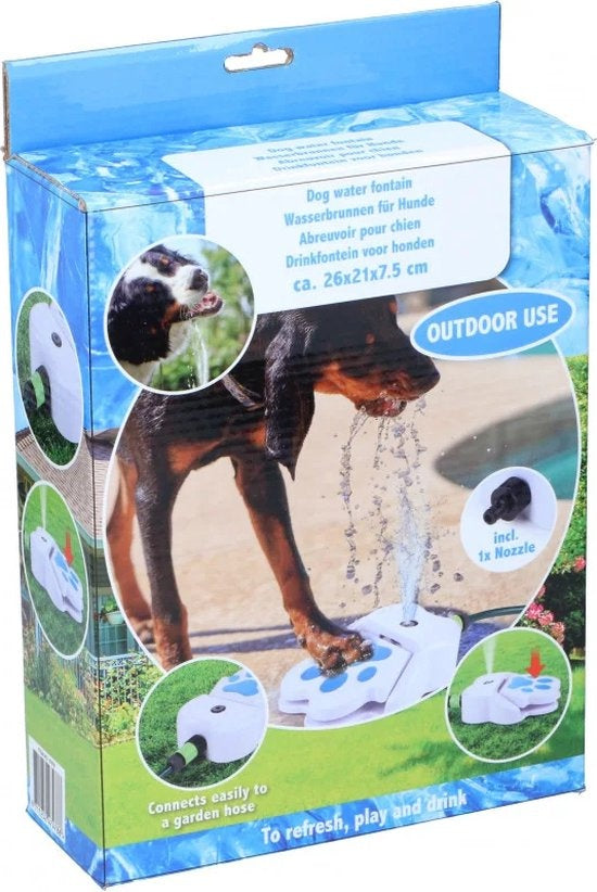 Fontaine à eau maxxpro avec pédale - Raccordement pour tuyau d'arrosage inclus - Jouets d'extérieur