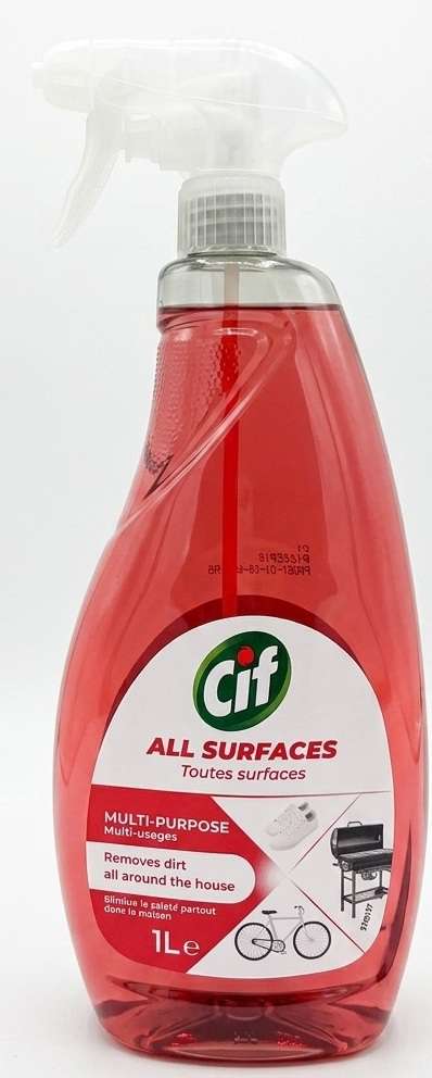 Spray nettoyant universel Cif - Nettoyant tout usage - 1 litre