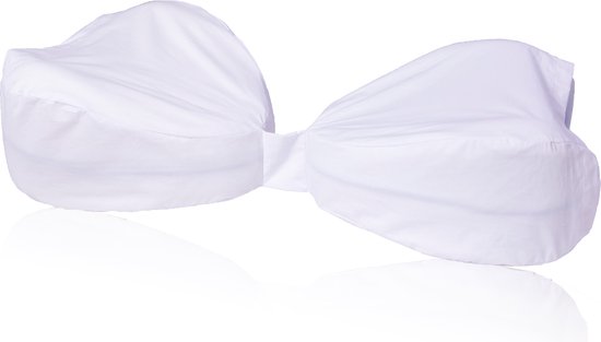 Oreiller pour les jambes Dreamolino | Oreiller ergonomique pour les genoux et les jambes | Mousse à mémoire de forme de haute qualité | Offre un confort de couchage optimal pour les personnes dormant sur le côté | Pour plus de confort | Oreiller orthopédi