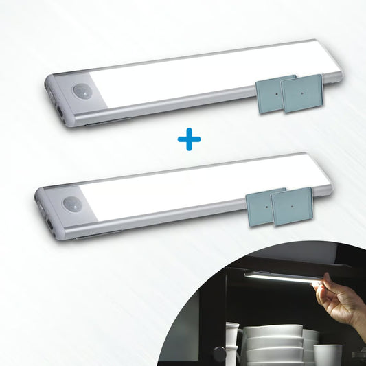 Bande lumineuse LED HandyLUX Slim Bright - Fixation magnétique - Avec détecteur de mouvement - Fonctionnement sans fil