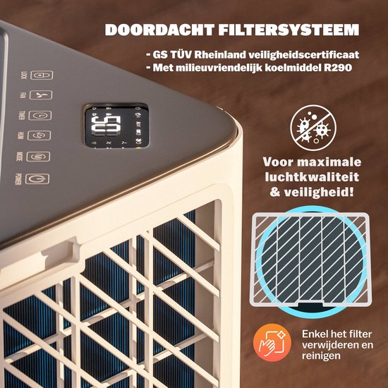 Déshumidificateur Monzana - Wifi App 20 à 30m² 20l/jour - Blanc