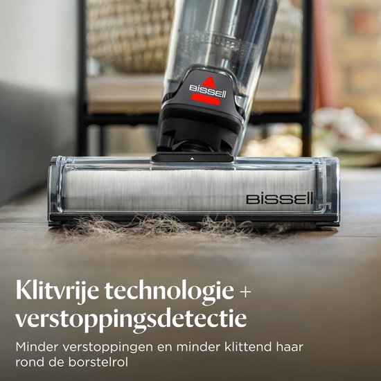 Nettoyeur de sol BISSELL CrossWave® OmniForce™ Select - Aspirateur sans fil avec fonction de lavage - Nettoyeur de taches pour sols durs - Aspirateur balai sans fil - Aspirateur 2 en 1 avec LED - Très puissant : 31 aW - Technologie ZeroGap™ - 3912 N