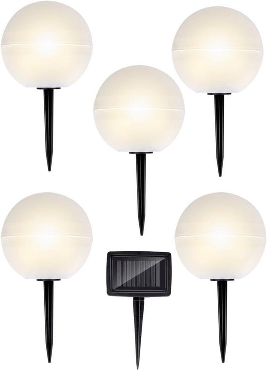 Grundig Ampoules pour l'extérieur - Avec prise - LED - Chargement par énergie solaire - Blanc
