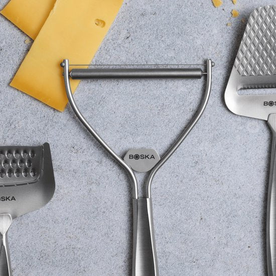 Boska Trancheur de fromage avec fil de coupe Monaco+ - Trancheur de fromage jeune - Trancheur de fromage jeune et à pâte molle sans croûte - Fil de coupe - acier inoxydable - Ustensiles de cuisine - Accessoires de cuisine - Garantie 10 ans