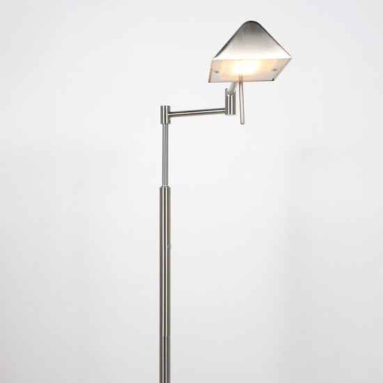Lampadaire GlowGo 4603ST – Orientable et inclinable, en acier, éclairage LED sans fil avec batterie, Mexlite