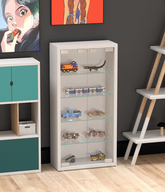 Vitrine debout vitrine murale suspendue - 40 x 60 x 12 cm
