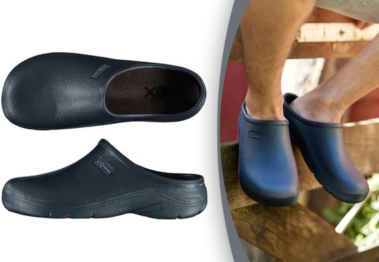 Xq Footwear Garden Clogs Men Navy - Slippers - 44