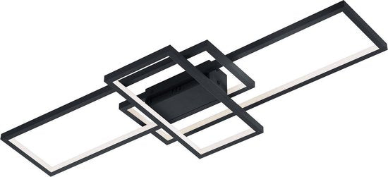 TRIO THIAGO - Plafonnier - Anthracite - avec 1 ampoule SMD 36 W - Interrupteur sur le cordon - Orientable - FLEX - Connect