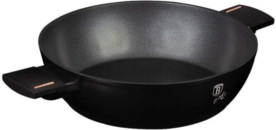 Poêle profonde avec couvercle et revêtement en titane, 28 cm, collection Monaco