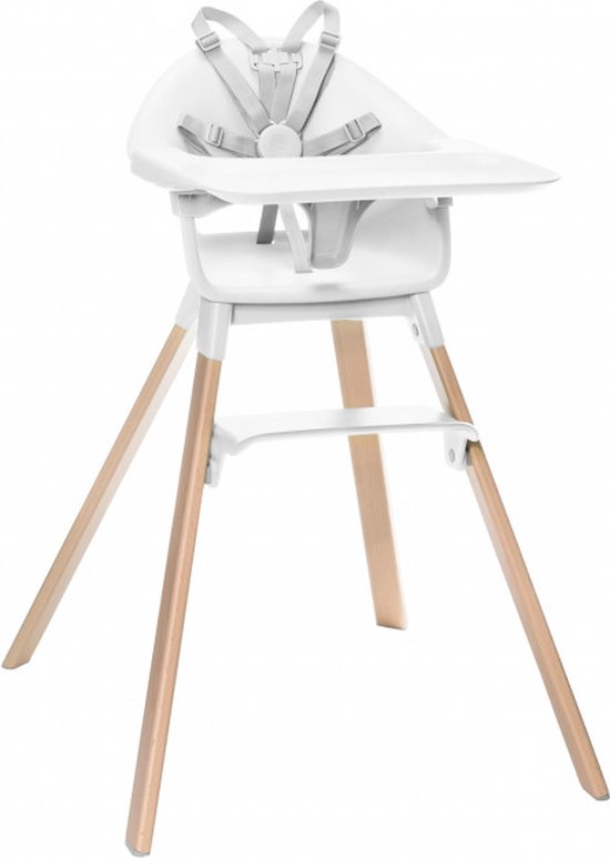 Chaise haute Stokke Clikk - Blanche