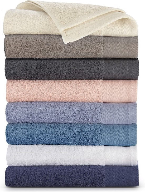 Serviette de bain Walra Soft Cotton - 60 x 110 - 100 % coton - Anthracite
