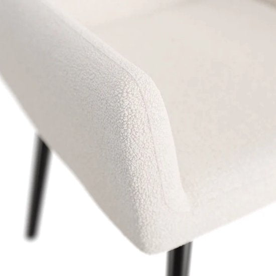 Fauteuil / Recliner Odense - Beige - Tissu bouclé