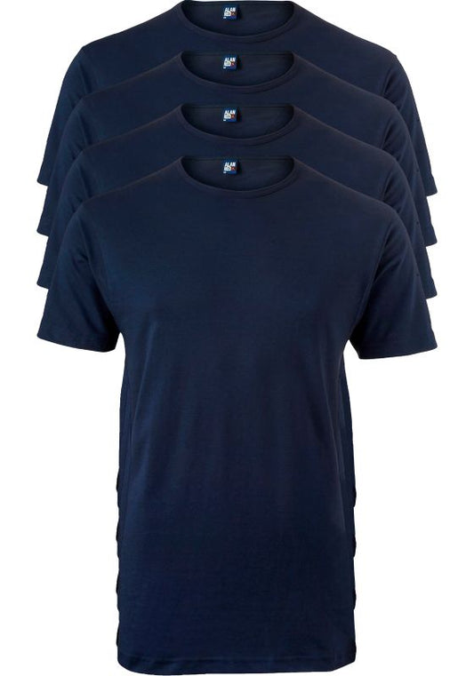 Alan Red Ottawa T-Shirts - Chemise à col en O - Bleu - Taille XXL - (4-Pack)