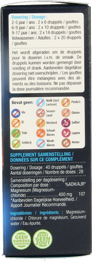 Lucovitaal - Gouttes de citrate de magnésium, 50 ml
