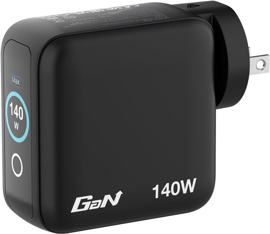 Chargeur Verbatim Mini GaN 140 W avec écran