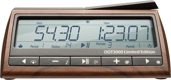 Horloge d'échecs DGT 3000 Édition limitée - 25e anniversaire - Mode d'emploi en 6 langues