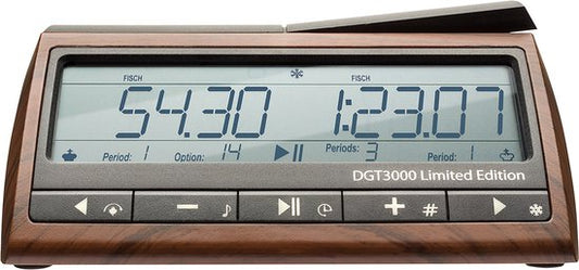 Horloge d'échecs DGT 3000 Édition limitée - 25e anniversaire - Mode d'emploi en 6 langues