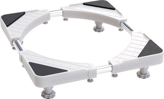 Noswo Relevage de lave-linge - Jusqu'à 300 KG - Multitool réglable - Amortisseurs anti-vibration - Convient également pour le lave-vaisselle, le réfrigérateur, le congélateur et le sèche-linge - 45/63 x 11/13 cm