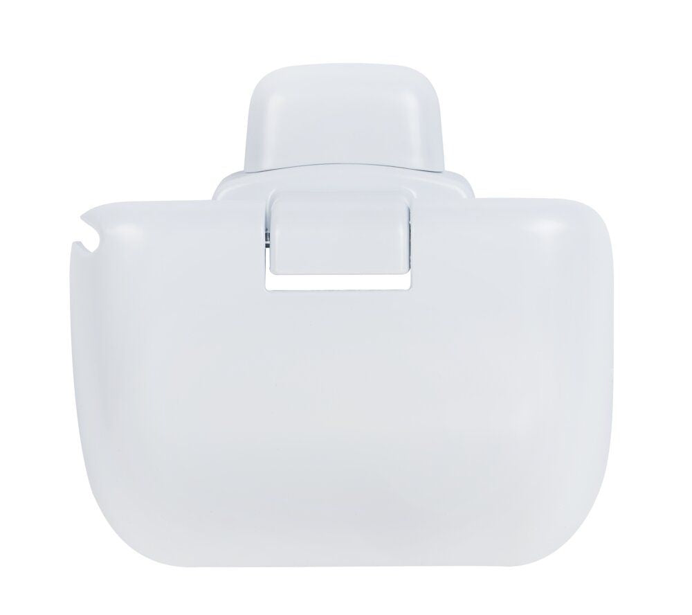 Porte-rouleau de papier toilette WENKO Pure blanc - Avec couvercle rabattable - Plastique