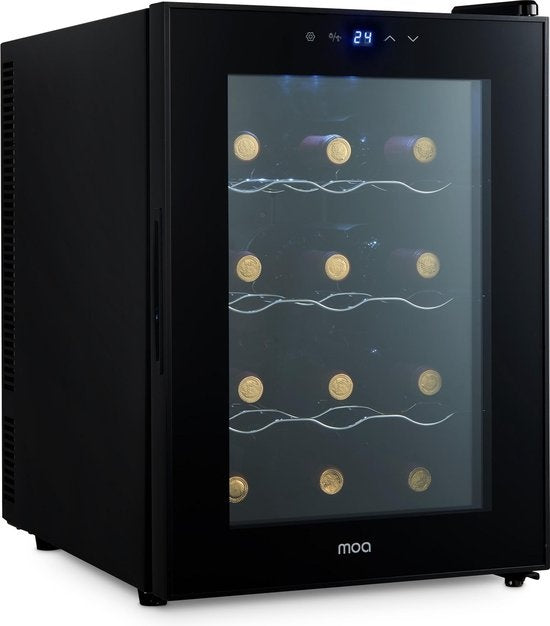 Cave à vin - MOA WC40 - Réfrigérateur à vin / Armoire à vin – Capacité : 15 bouteilles
