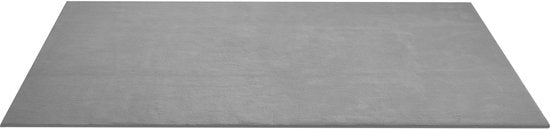 tectake® Tapis à poils courts - 120 x 170 cm - Gris - Tapis pour le salon, la chambre à coucher, la salle à manger - Facile d'entretien et lavable - Sous-couche antidérapante - Antiallergique - Diverses tailles et couleurs