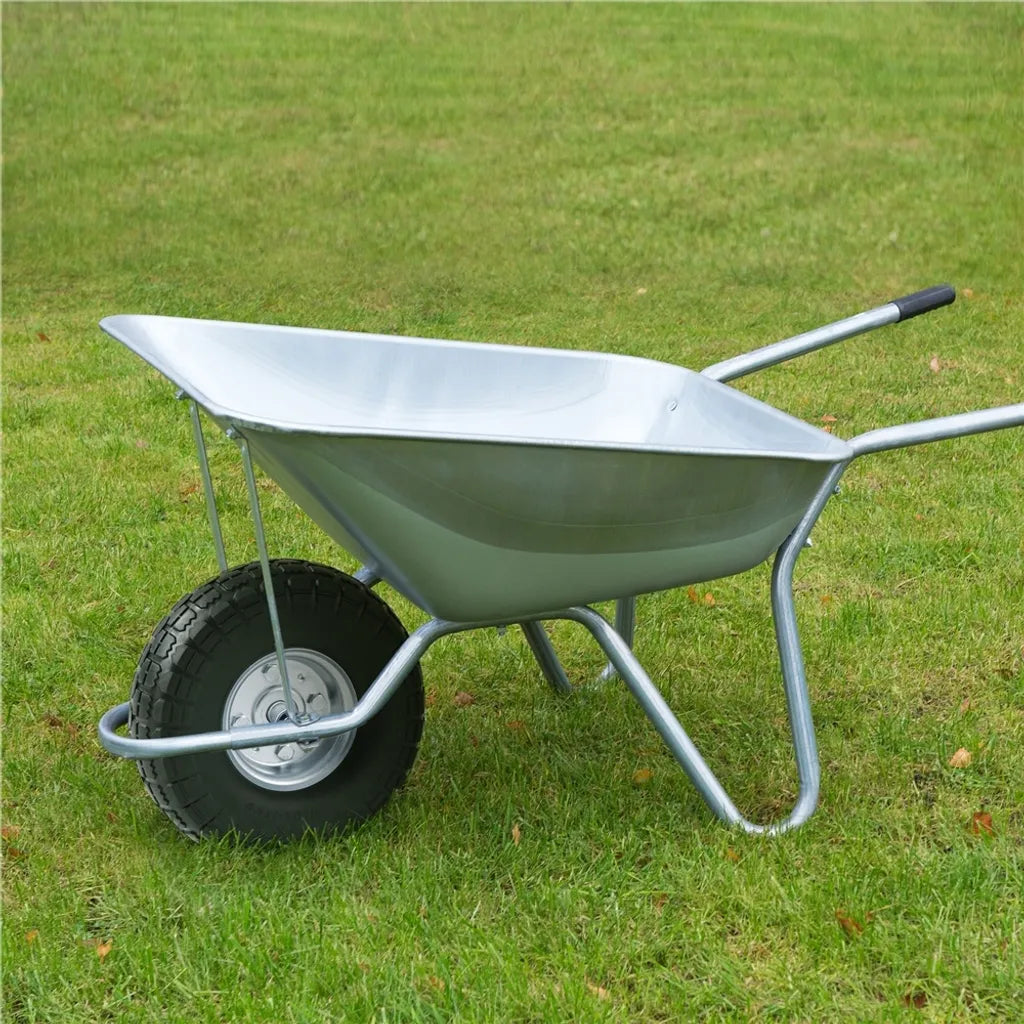 Yaheetech - Lot de 2 roues en PU massif - Ø 255 x 80 mm - Roues de diable anti-crevaison avec axe de 16 mm