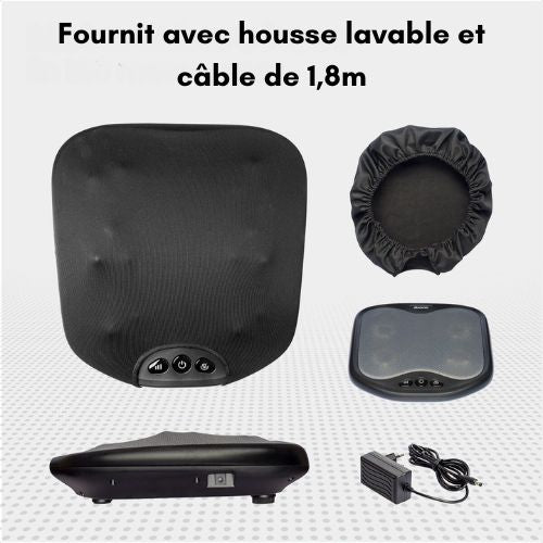 Masseur - Auronic - Appareil de Massage Shiatsu Électrique Chauffant - 15min Auto - Noir