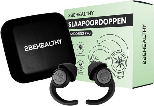 2BEHEALTHY Bouchons d'oreilles pour le sommeil - 2 paires - Réduction de bruit élevée (35dB) - Bouchons d'oreilles pour les dormeurs latéraux - Bouchons d'oreilles pour le sommeil - Bouchons d'oreilles pour le sommeil - Bouchons d'oreilles pour le festiva