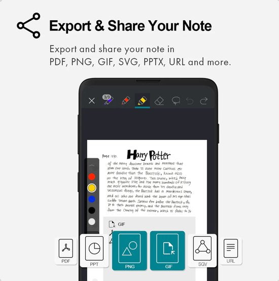 Neolab Smartpen M1 - stylo numérique - écriture numérique - stylo intelligent - Gris