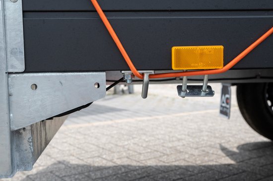 BLACK+DECKER Sangle d'arrimage avec rétracteur - Sangle d'arrimage 20 mètres - 6MM - Nylon - Orange