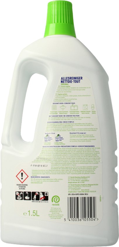 Dettol Nettoyant multi-usages Power & Fresh - Original - 1,5 L