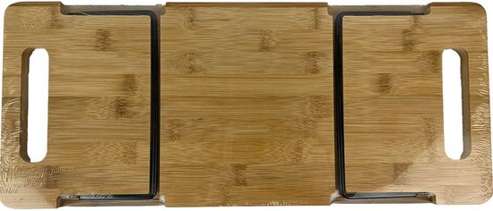 Plateau de service pliable en bambou - Tapas - Table de petit-déjeuner 48 x 20 cm
