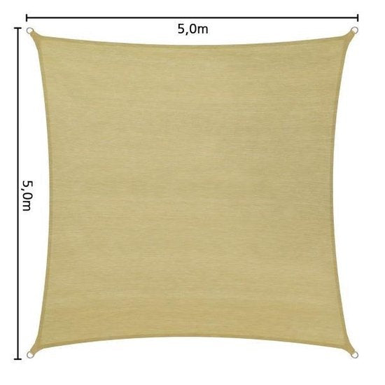 Brise-soleil carré 5m x 5m 401811