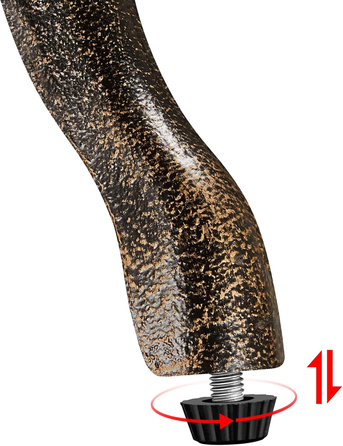Ensemble de bistrot Yaheetech 3 pièces - Mobilier de balcon - Aluminium moulé - Bronze